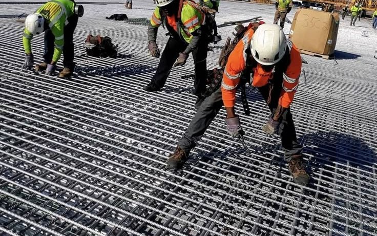 Foundations, concrete, masonry, steel structures
